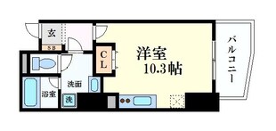 エトワール北新地の物件間取画像